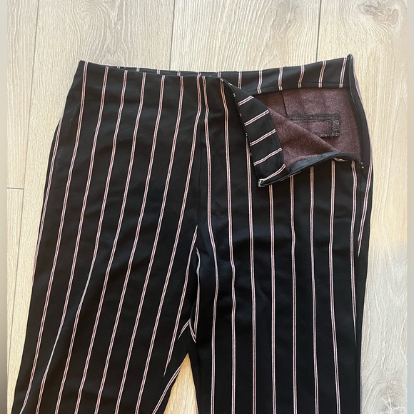 Black flare pants with red/white stripes. - Picture 4 of 4